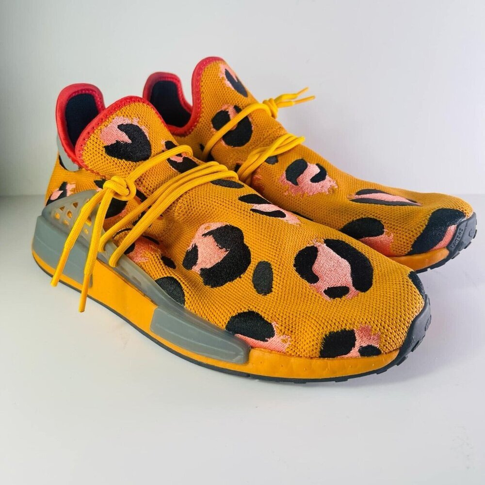 Adidas Men's Pharrell Williams Human Race NMD Animal Print GZ4439 Size 9.5